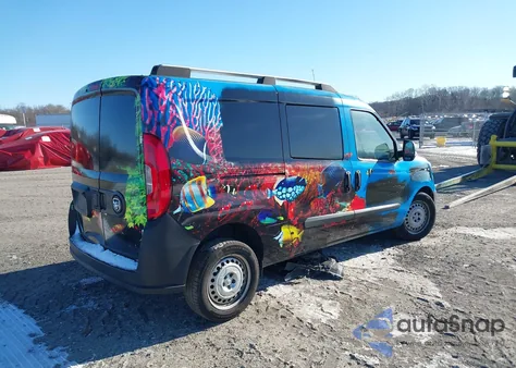 2017 Ram Promaster City Tradesman z USA, uszkodzony, nr VIN ZFBERFABXH6H21696